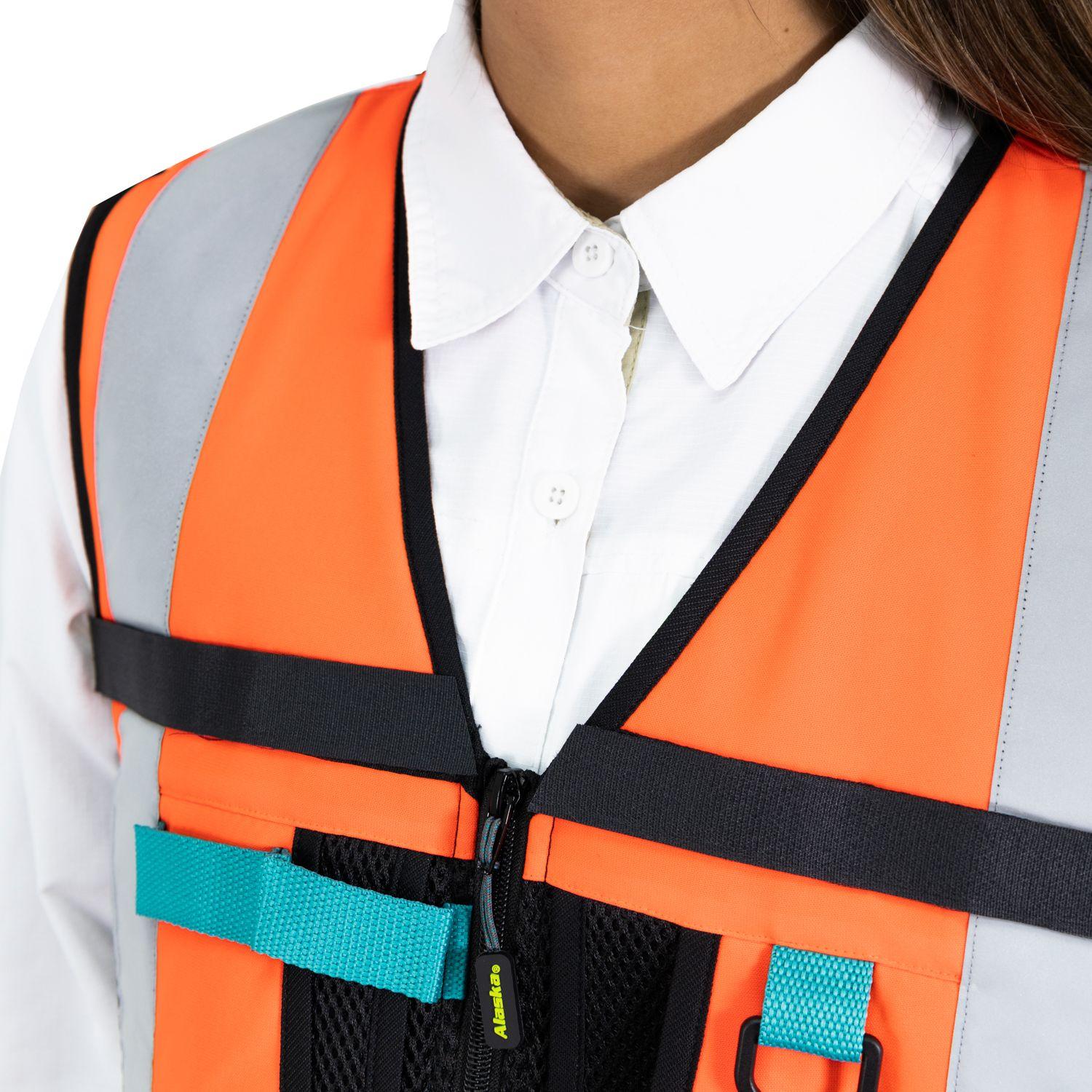 Chaleco Geologo Alaska Xpert Mujer Naranjo-9