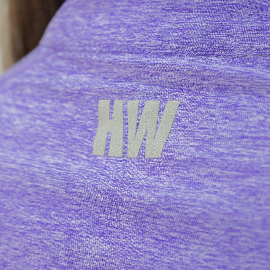 Polera Dry Fit Hw Manga Larga Mujer Lila-4