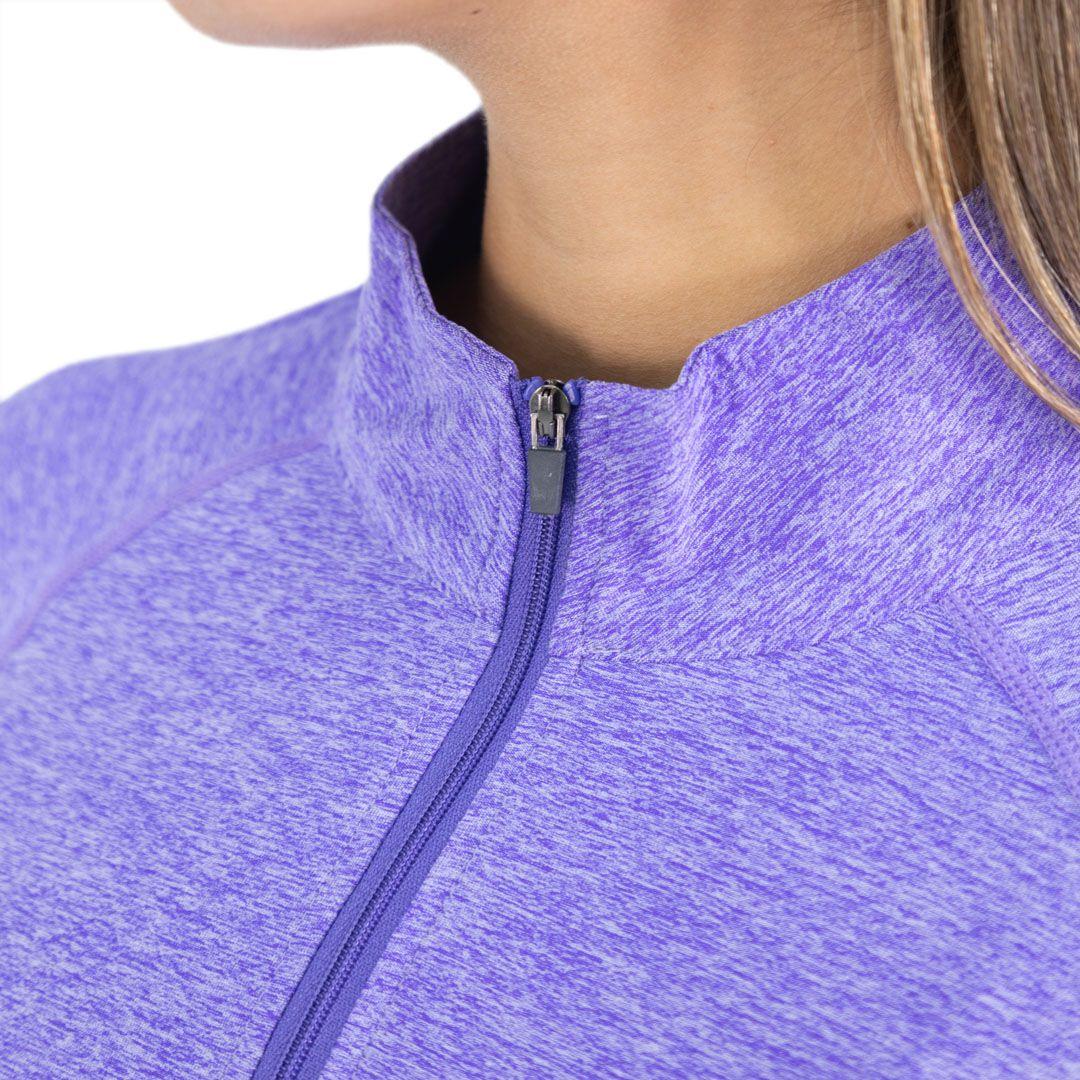 Polera Dry Fit Hw Manga Larga Mujer Lila-5