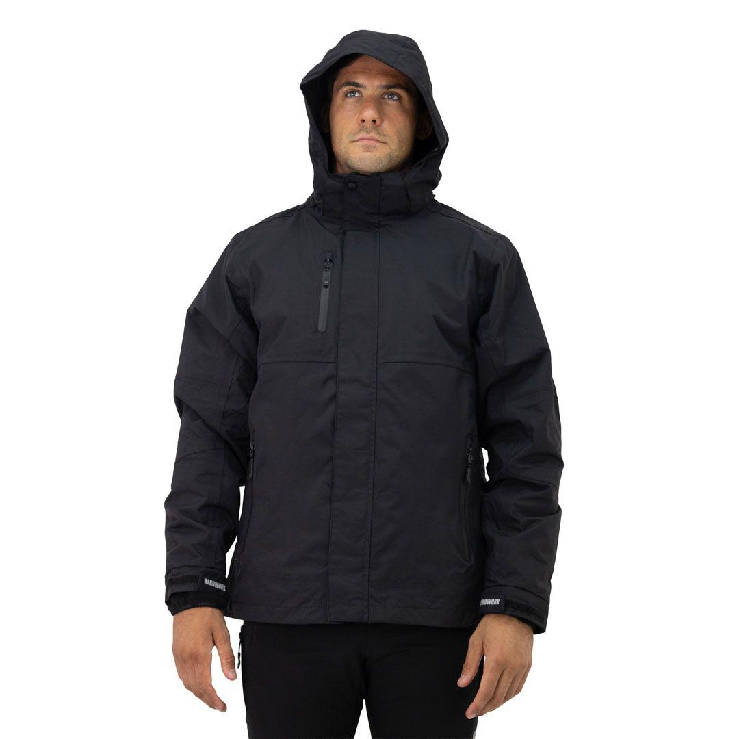 Parka Desmontable HW Reno 3 En 1 Negro-2