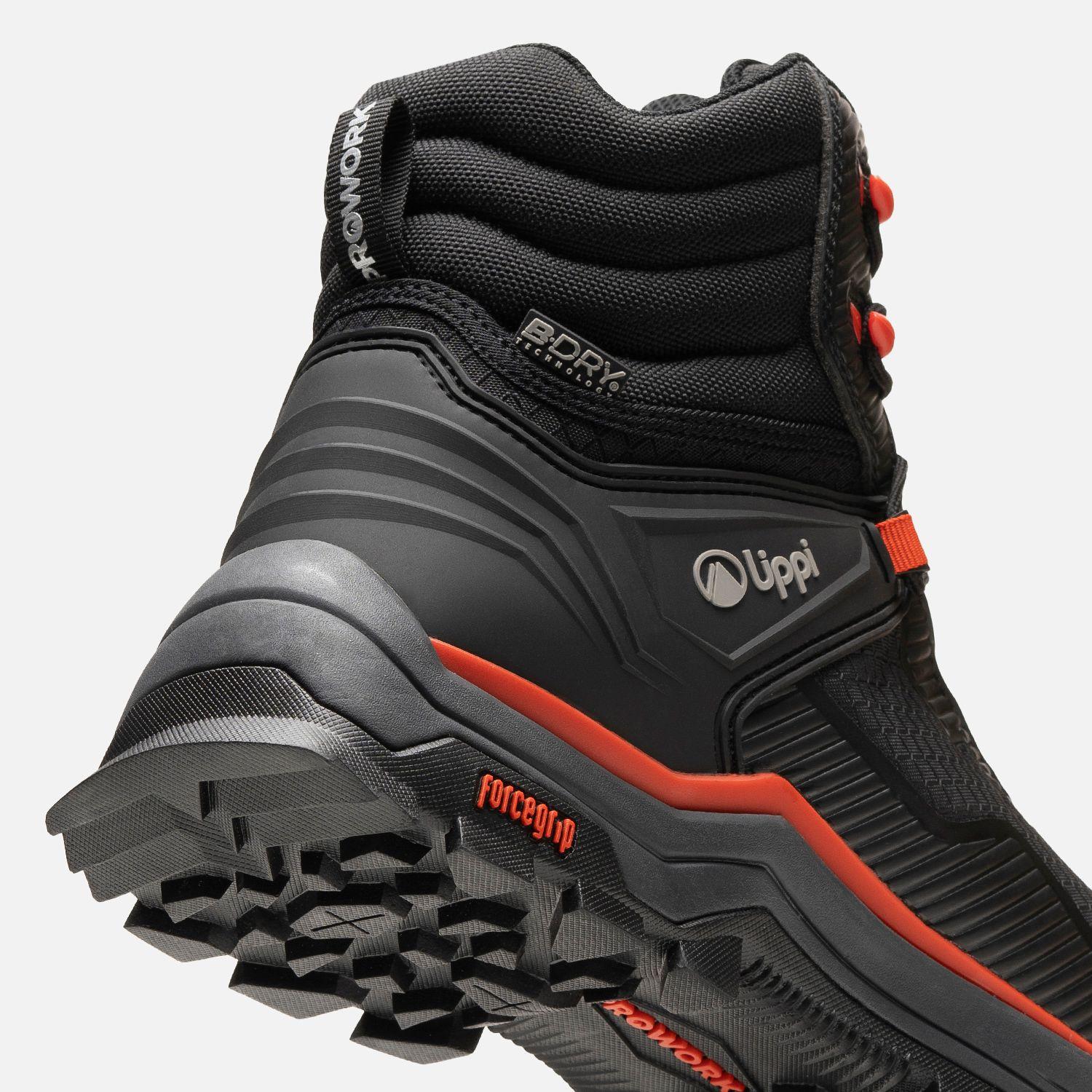 ZAPATO SEGURIDAD LIPPI PRO WORK HOMBRE STRATOS HIGH ROJO-3