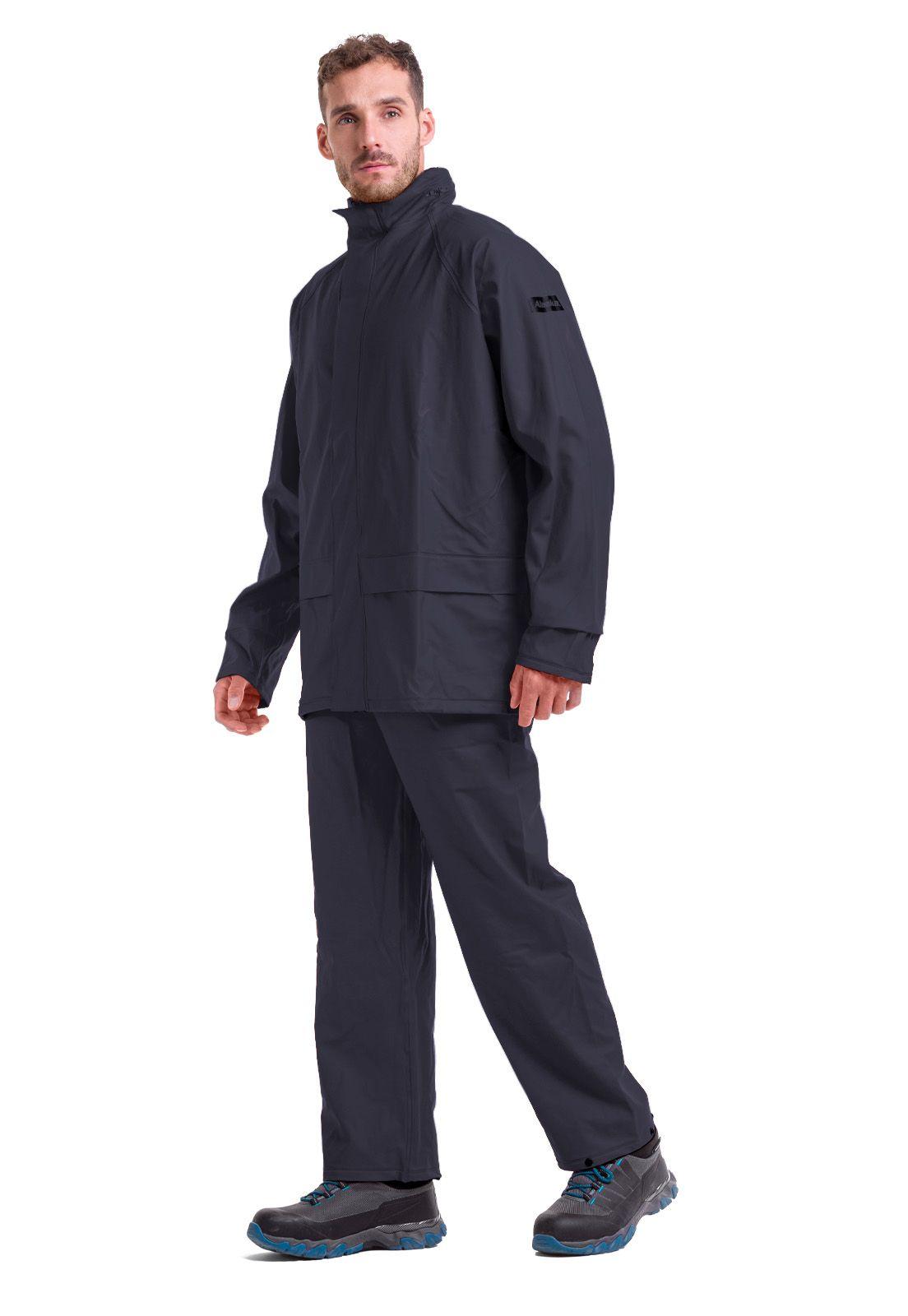 Traje Impermeable Alaska PU Azul-2