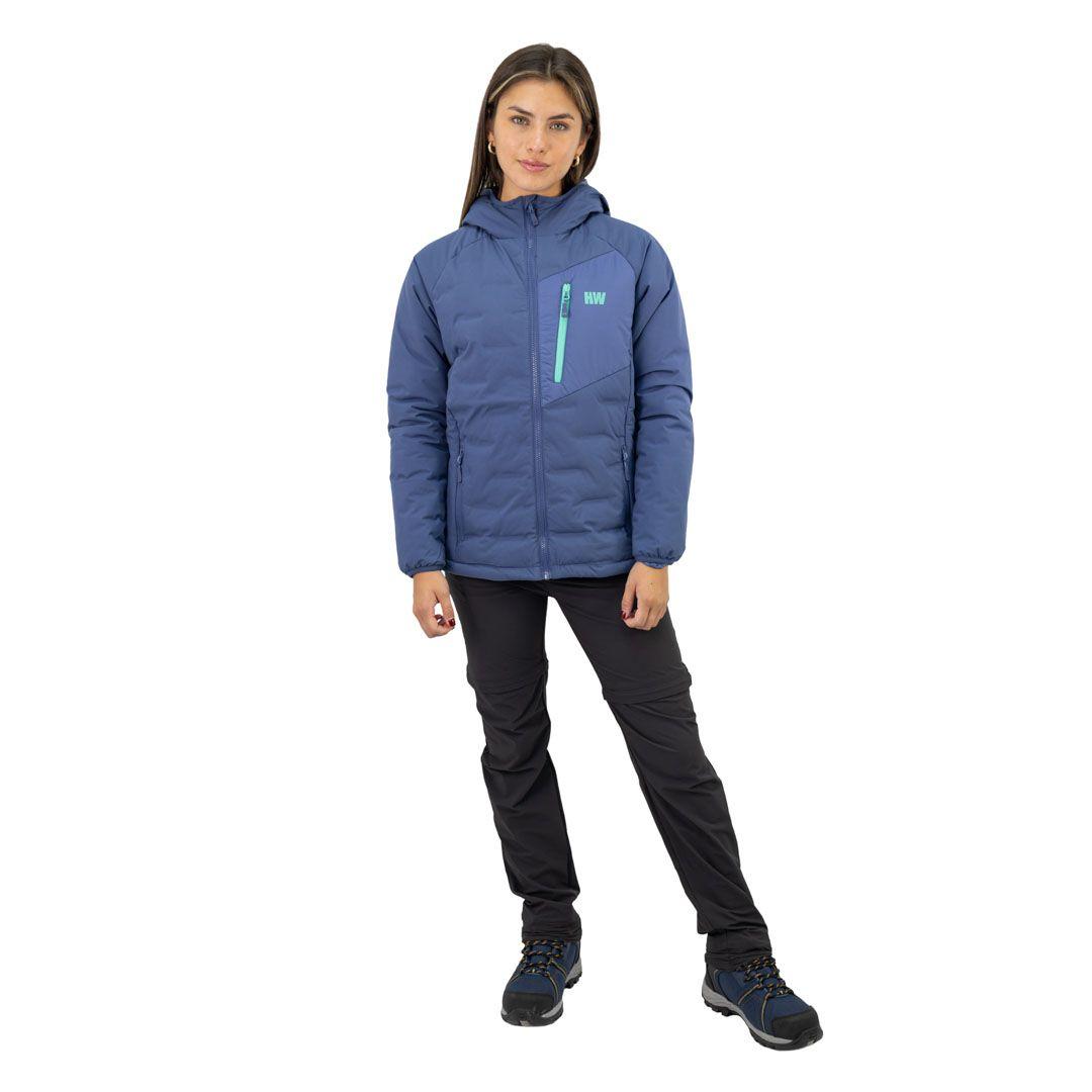 Parka Insulada HW Explorer Mujer Deep Blue-6