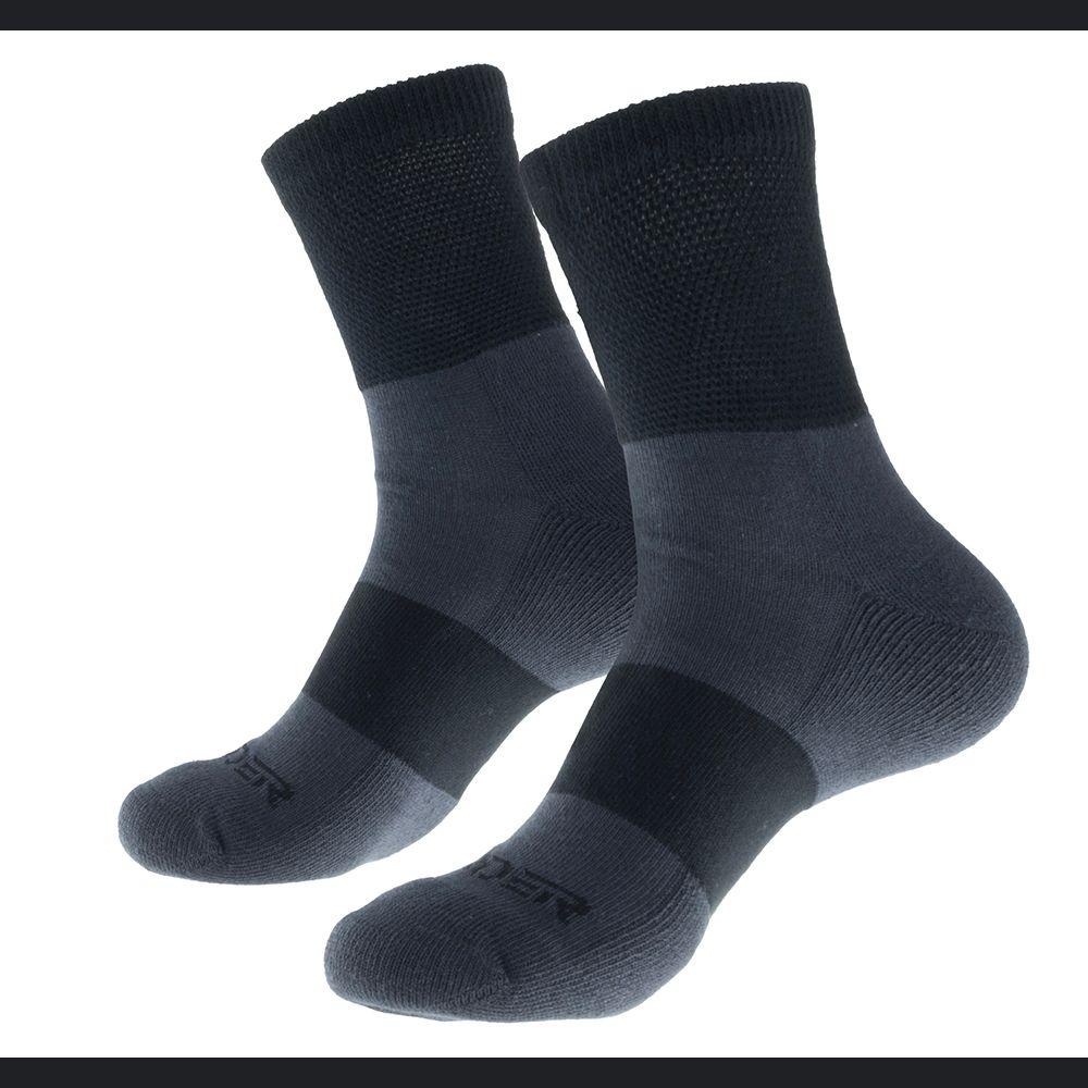 Calcetin Terapeutico Diabetico Black Hombre - Crew-2