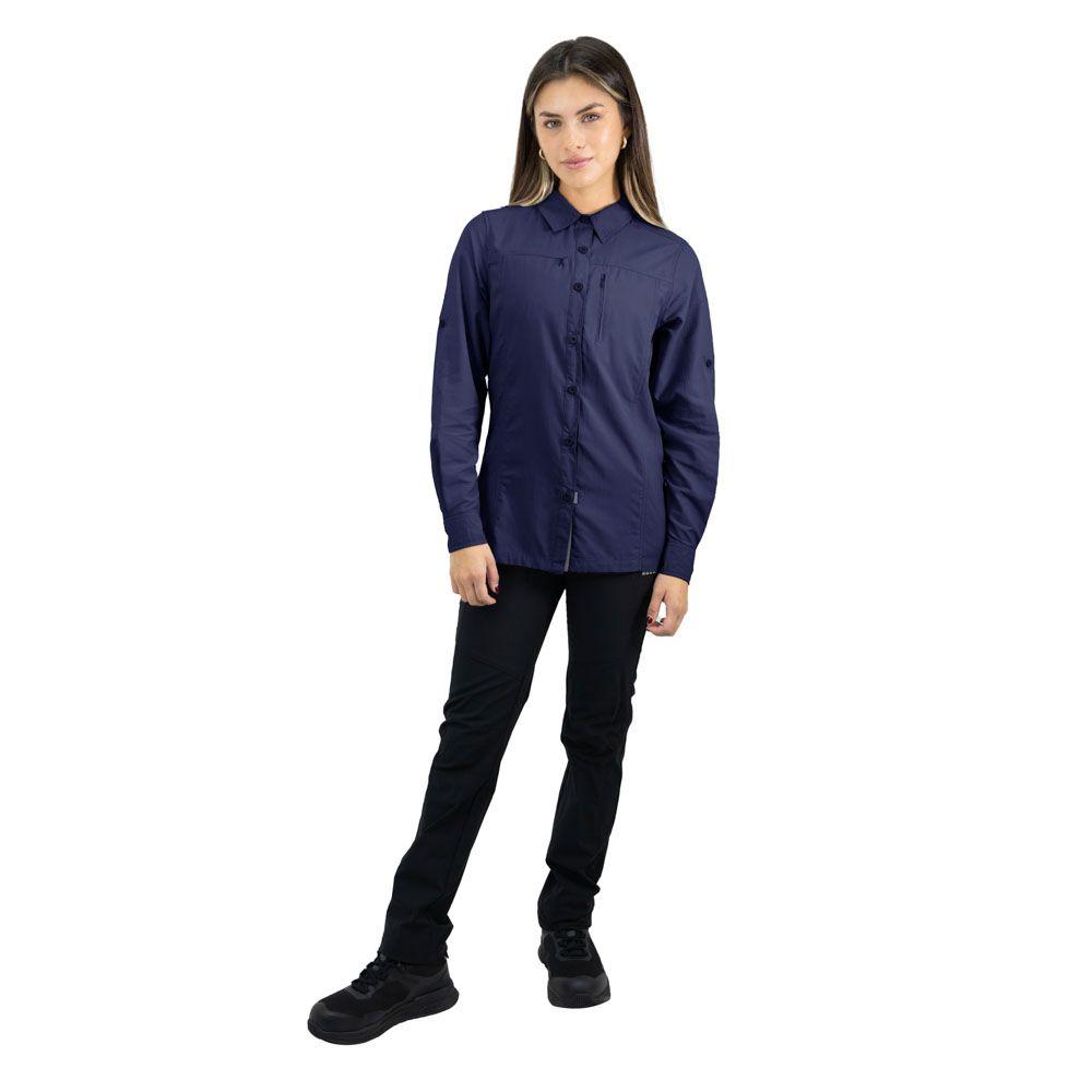 Camisa HW Arizona Mujer Azul-0