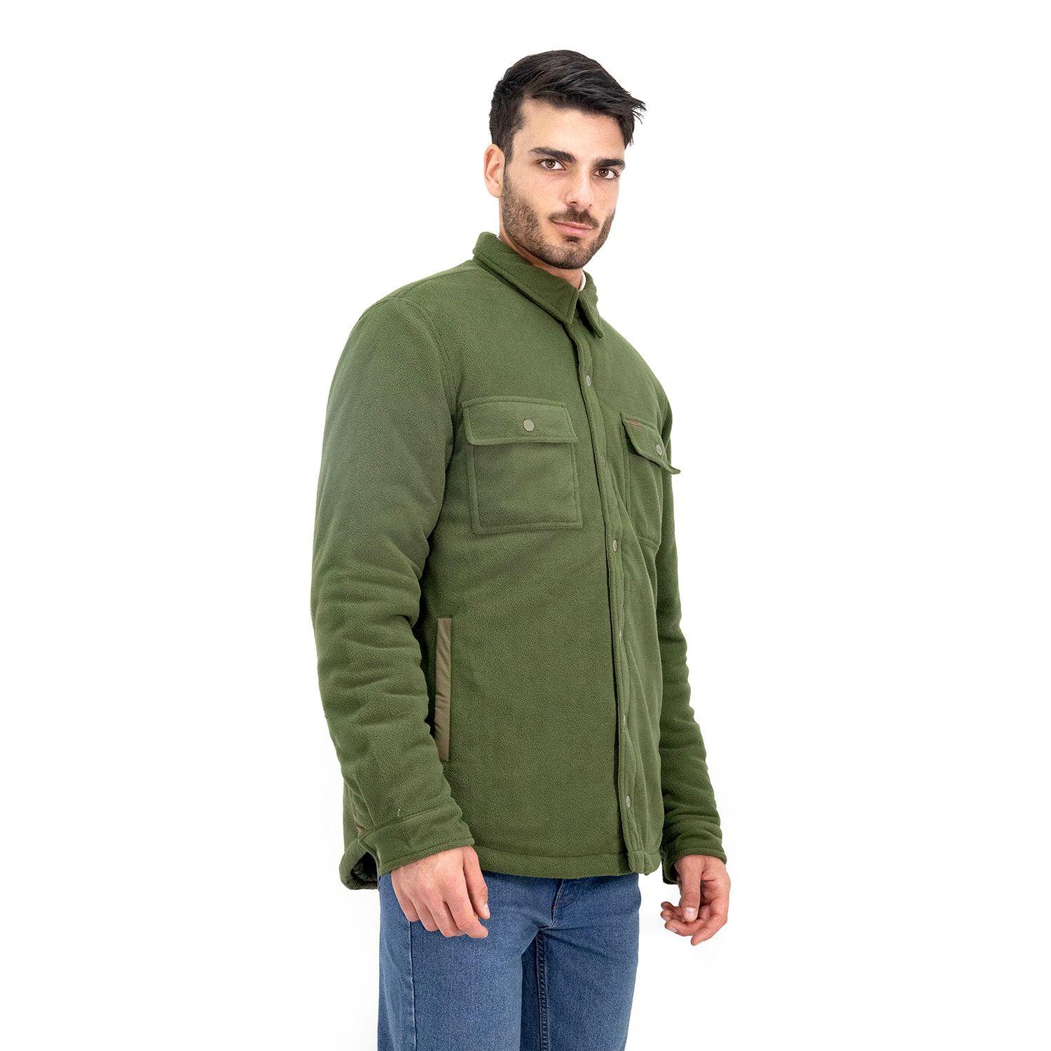 Chaqueta Polar Quebec Grizzly Verde Oliva-0