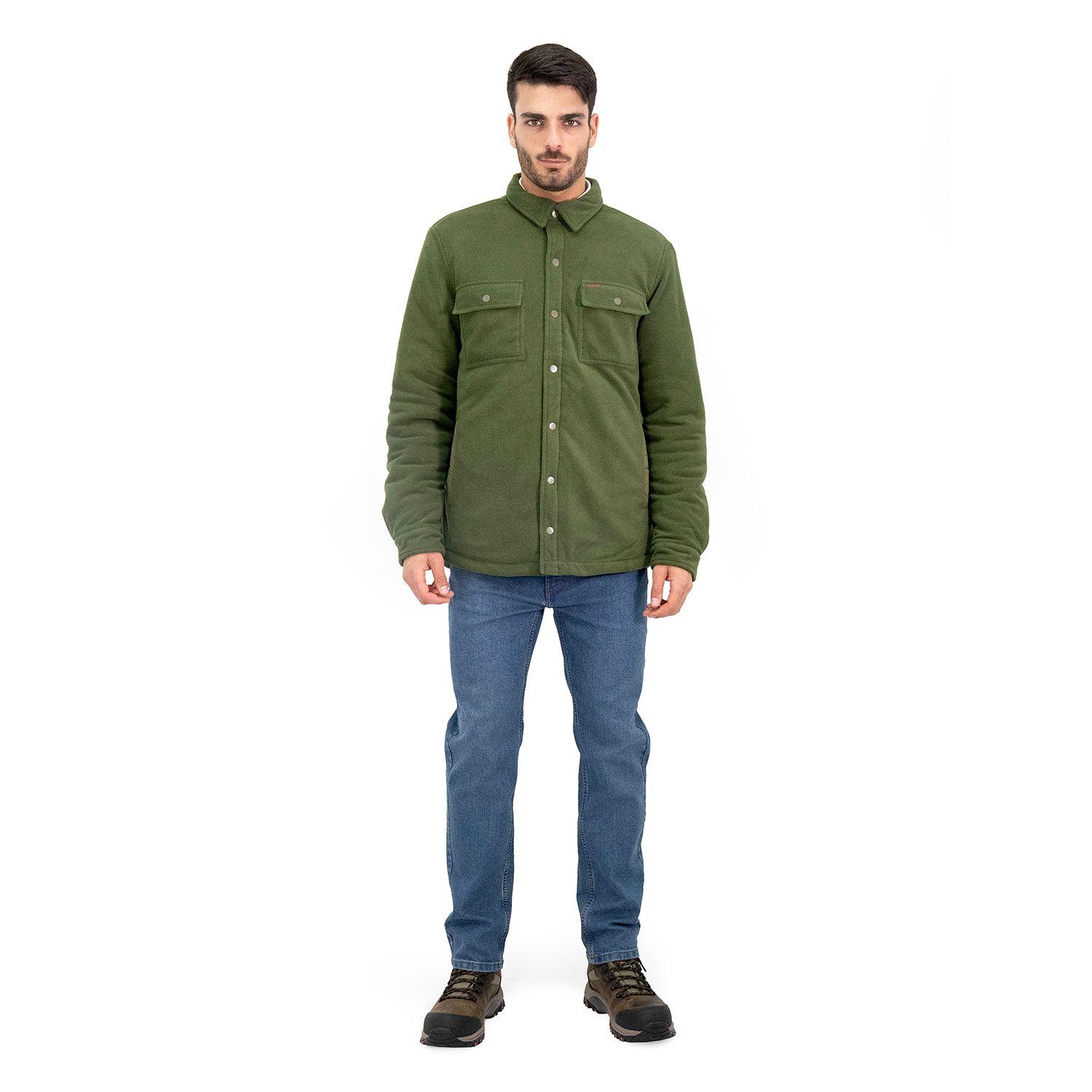 Chaqueta Polar Quebec Grizzly Verde Oliva-3