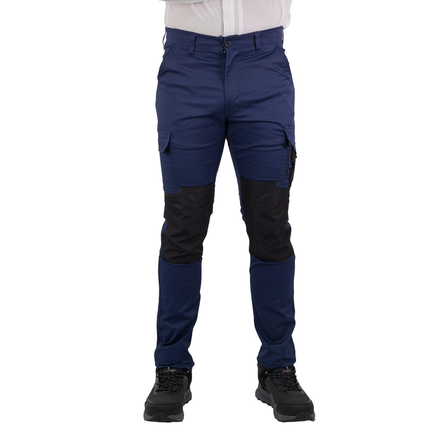 Pantalón Cargo HW Dakota Spandex Deep Blue-0