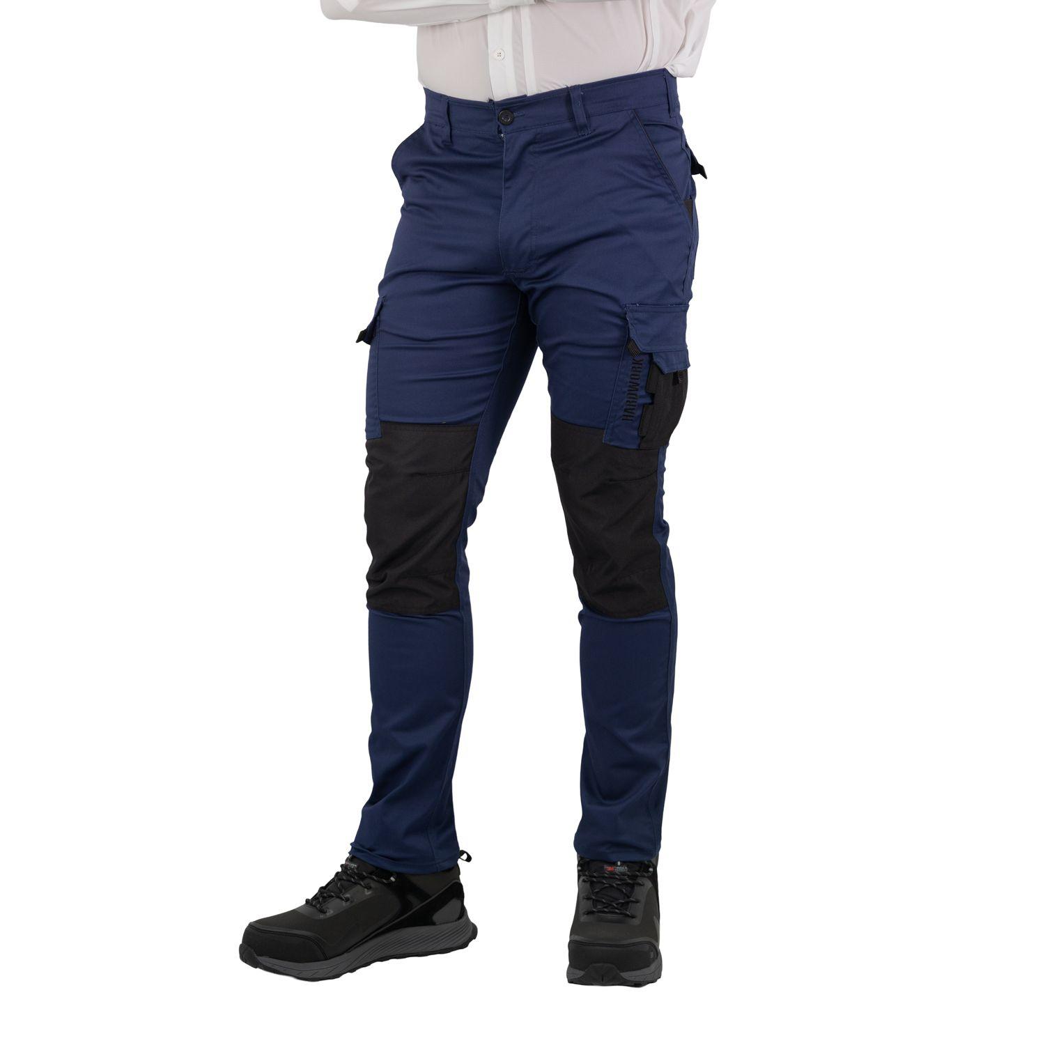 Pantalón Cargo HW Dakota Spandex Deep Blue-2