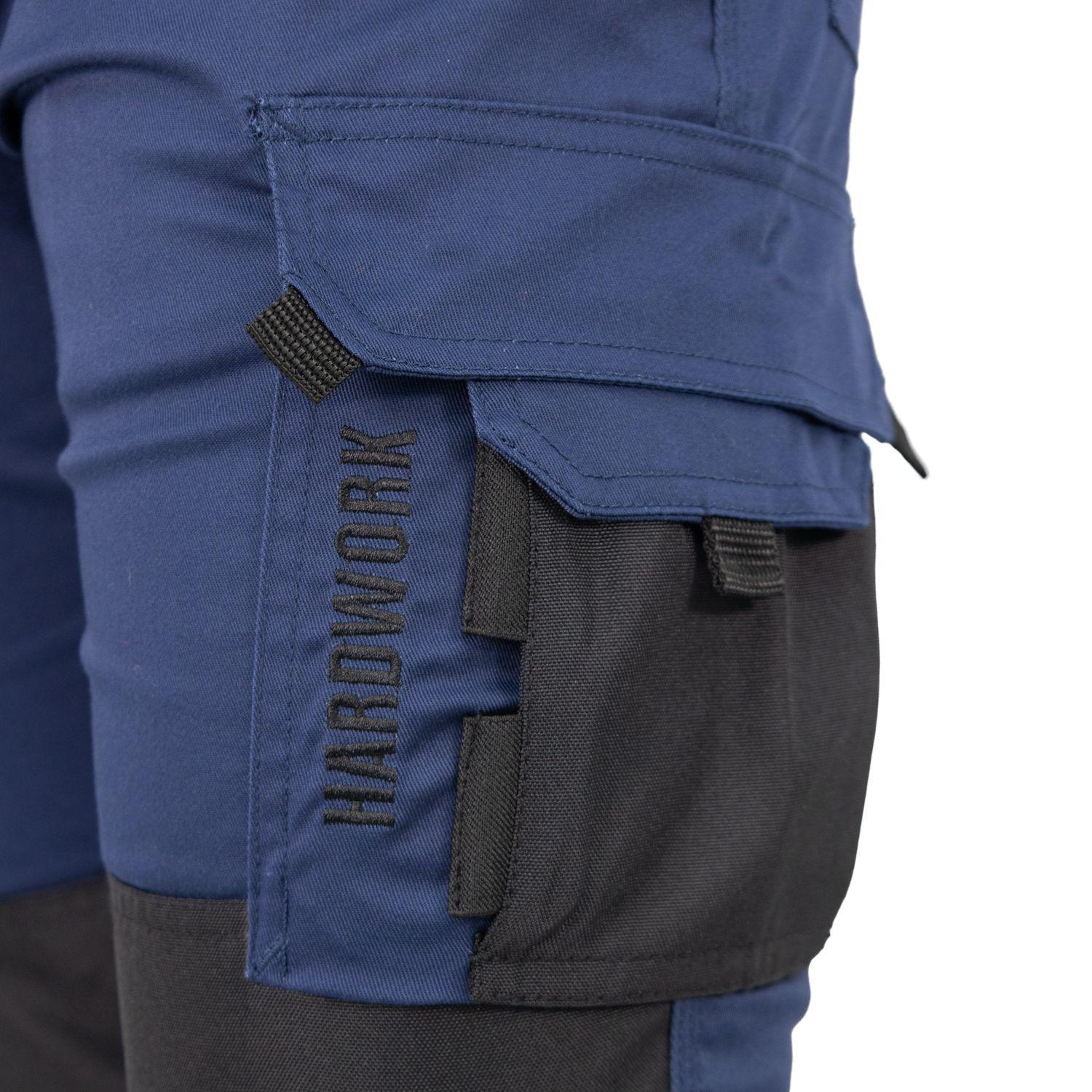 Pantalón Cargo HW Dakota Spandex Deep Blue-5