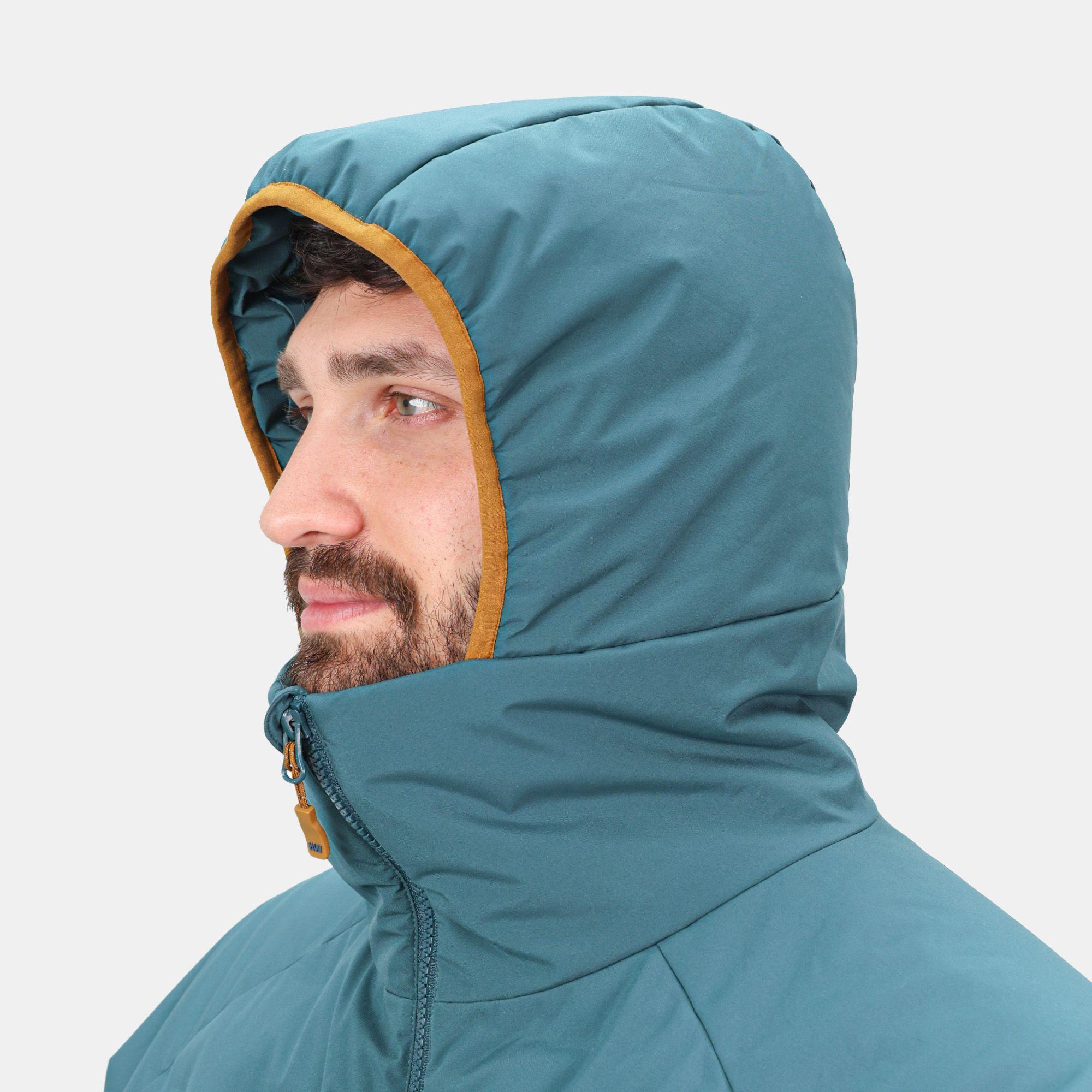 Parka Insulada HW Explorer Hombre Petroleo Mostaza-4