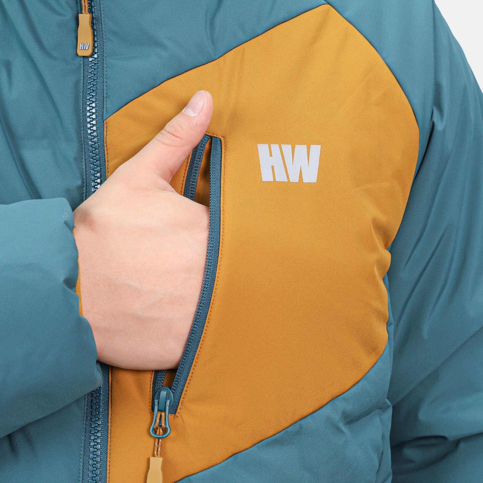 Parka Insulada HW Explorer Hombre Petroleo Mostaza-5