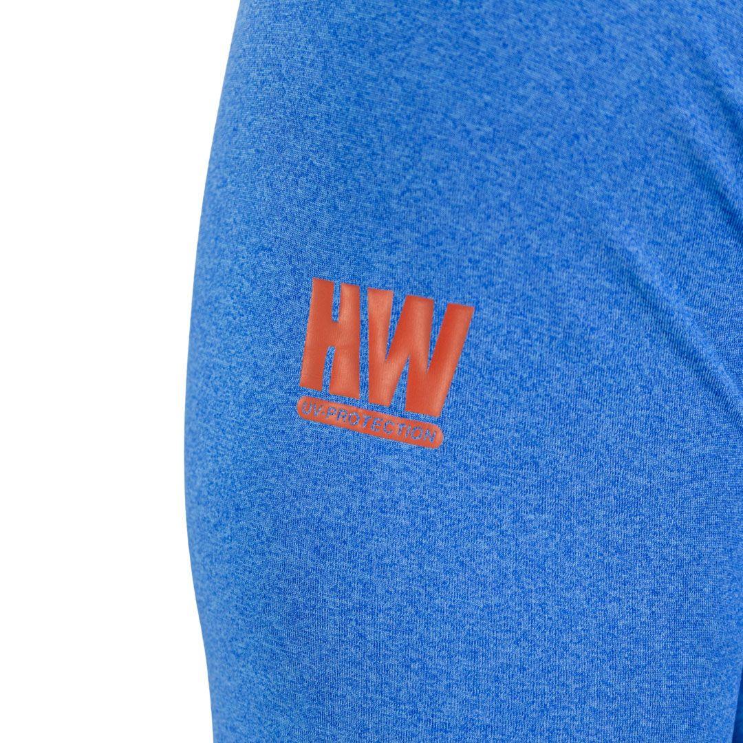 Polera Dry Fit Hw Spx C/ Gorro Manga Larga Hombre Blue-6
