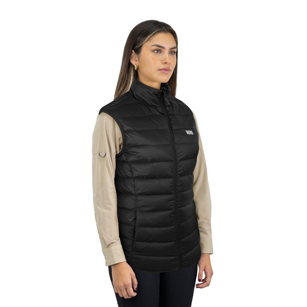 Parka Pluma HW Pullay Pro Mujer Sin Manga Black-1