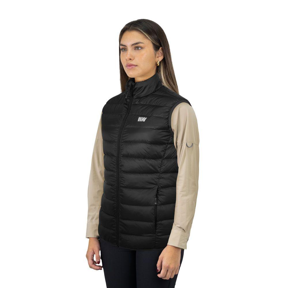 Parka Pluma HW Pullay Pro Mujer Sin Manga Black-2