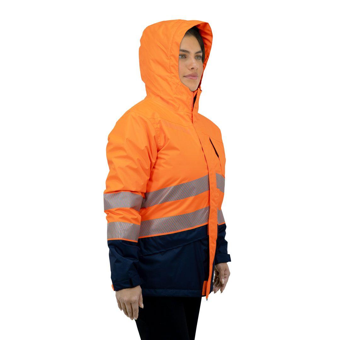 Parka HW Artica Mujer Naranjo Fluor-1