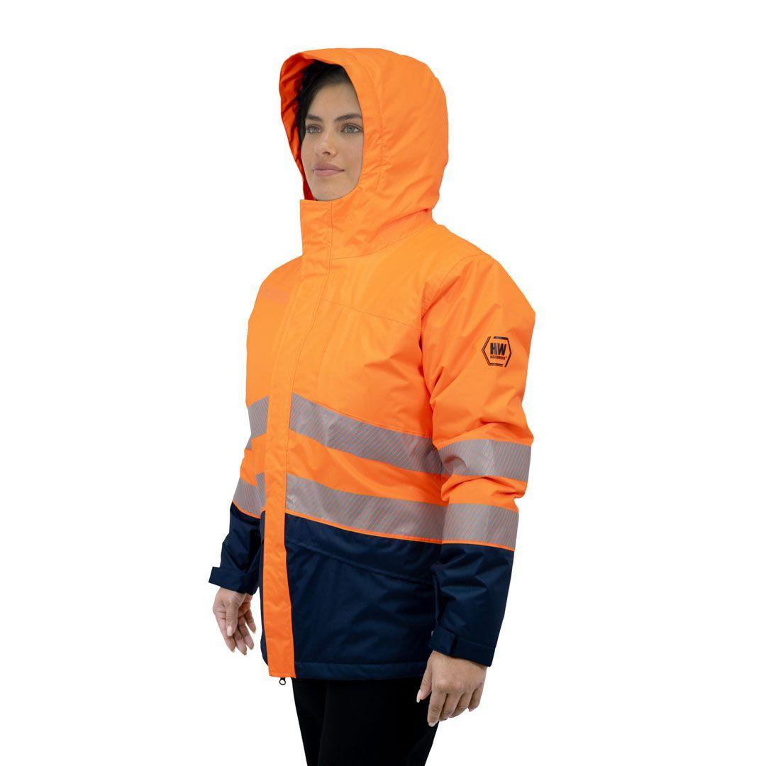 Parka HW Artica Mujer Naranjo Fluor-2