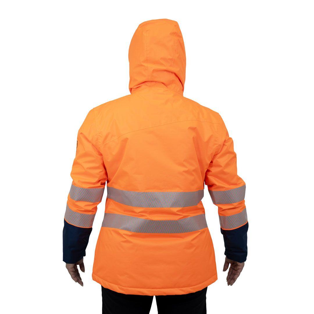 Parka HW Artica Mujer Naranjo Fluor-3