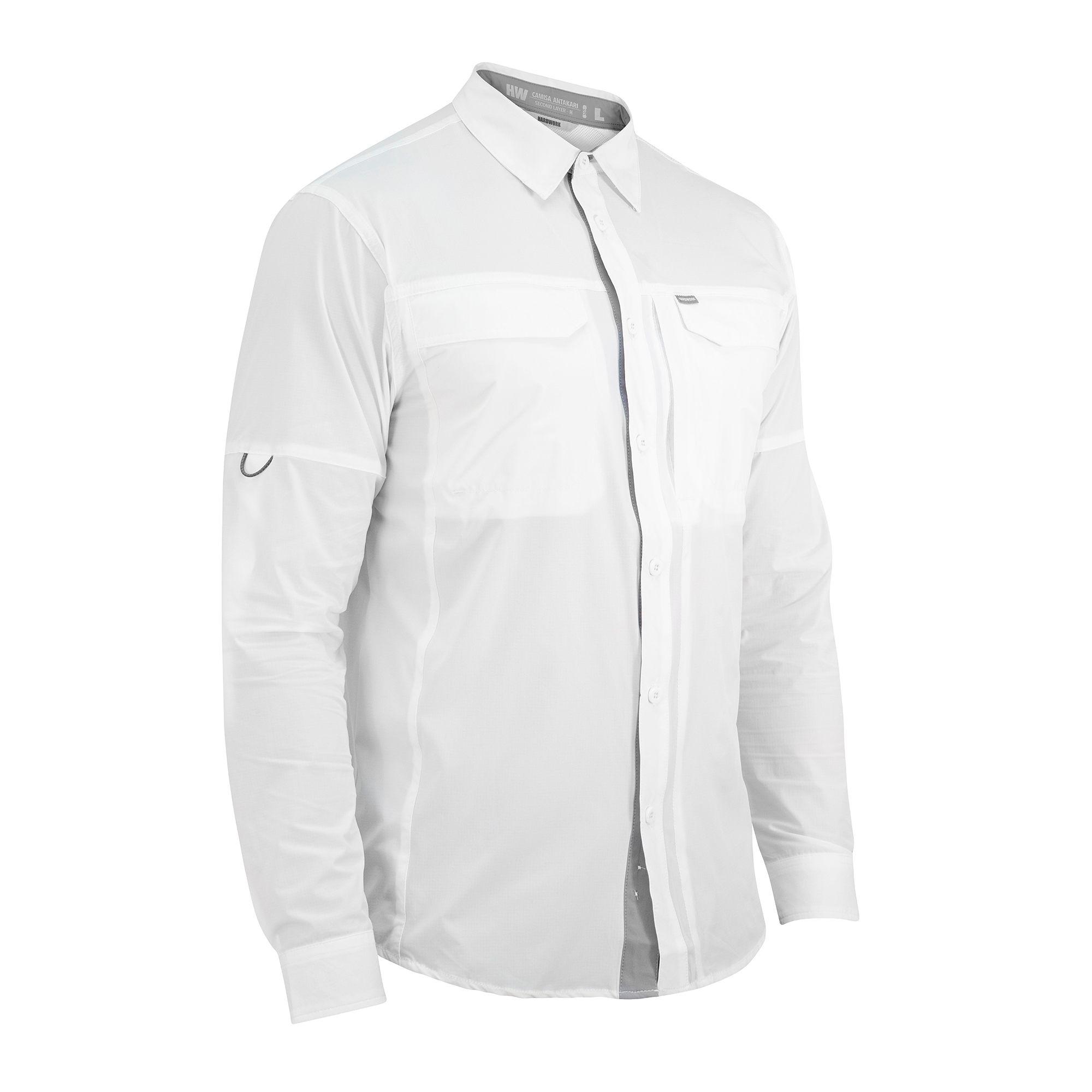 Camisa HW Antakari Spandex Blanca-2