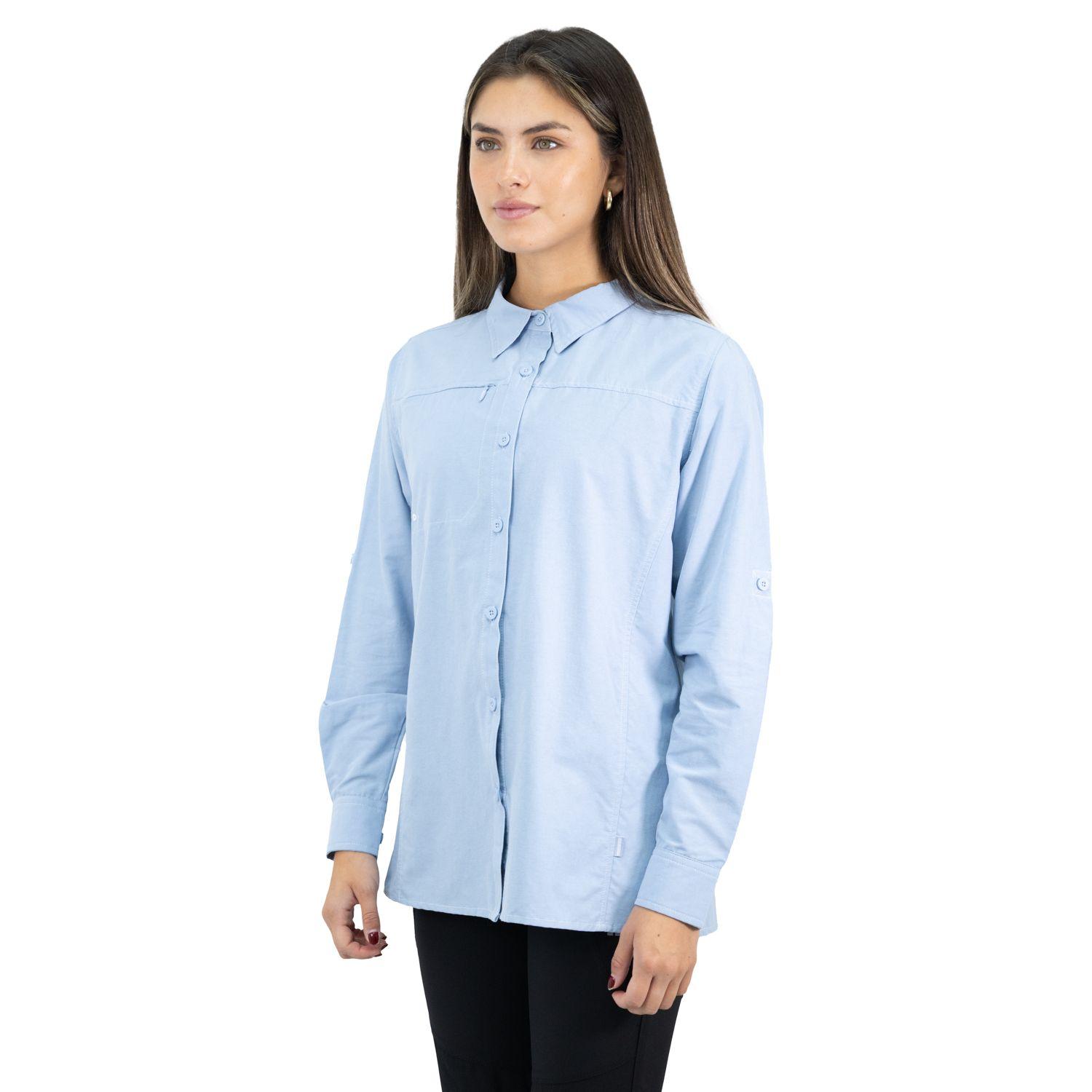 Camisa HW Duck Dry Mujer Celeste-2