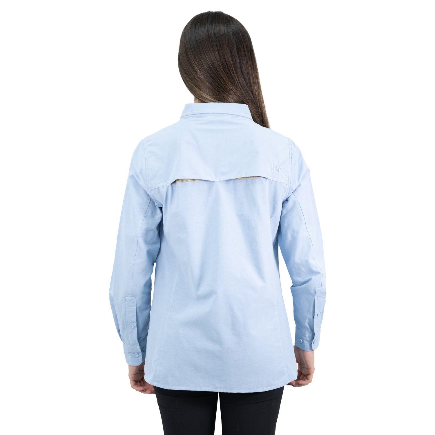 Camisa HW Duck Dry Mujer Celeste-3