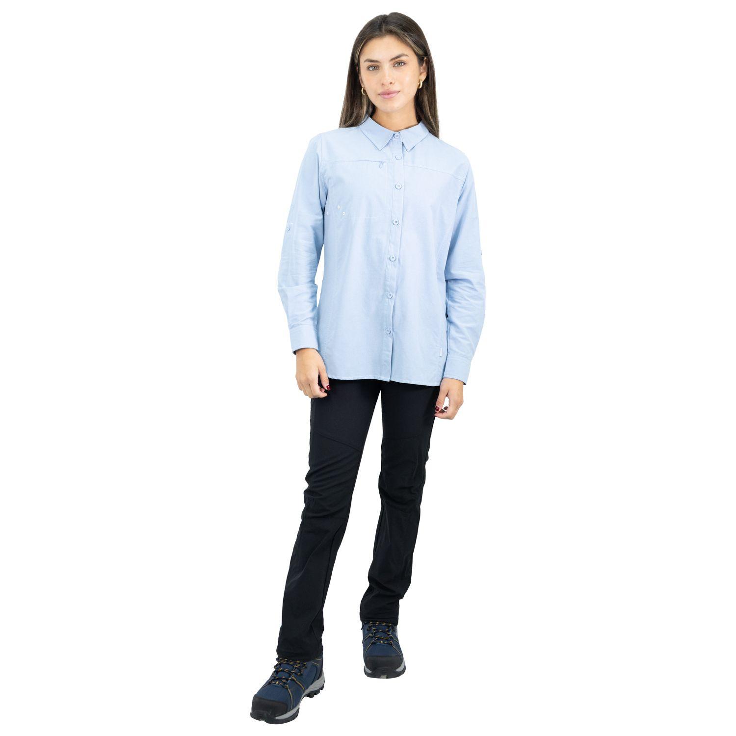 Camisa HW Duck Dry Mujer Celeste-4