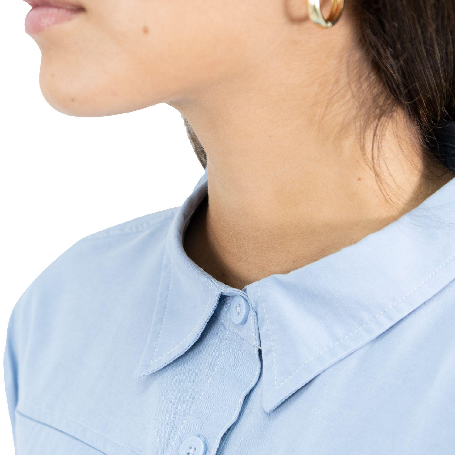 Camisa HW Duck Dry Mujer Celeste-5