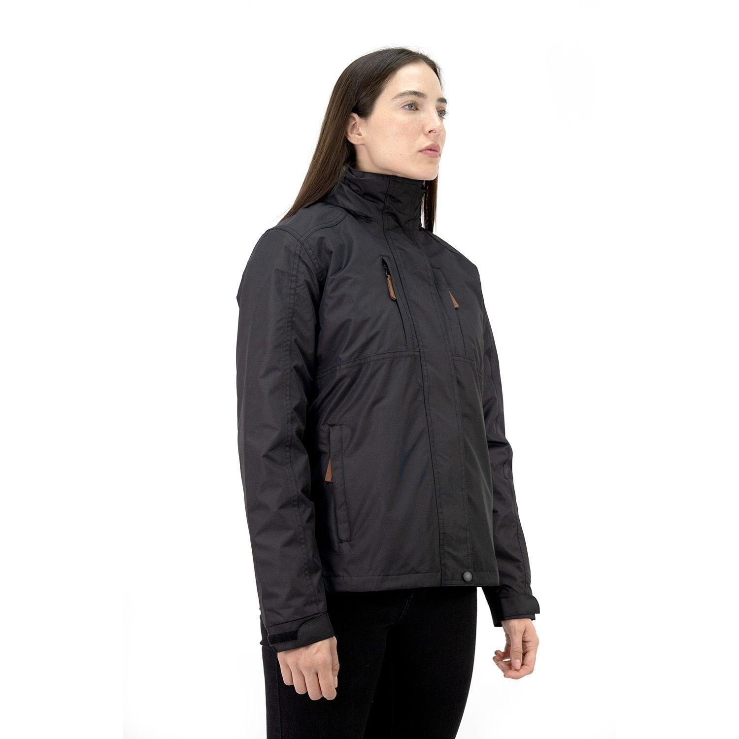 Parka Quebec 3 En 1 Ottawa Negro Mujer-1