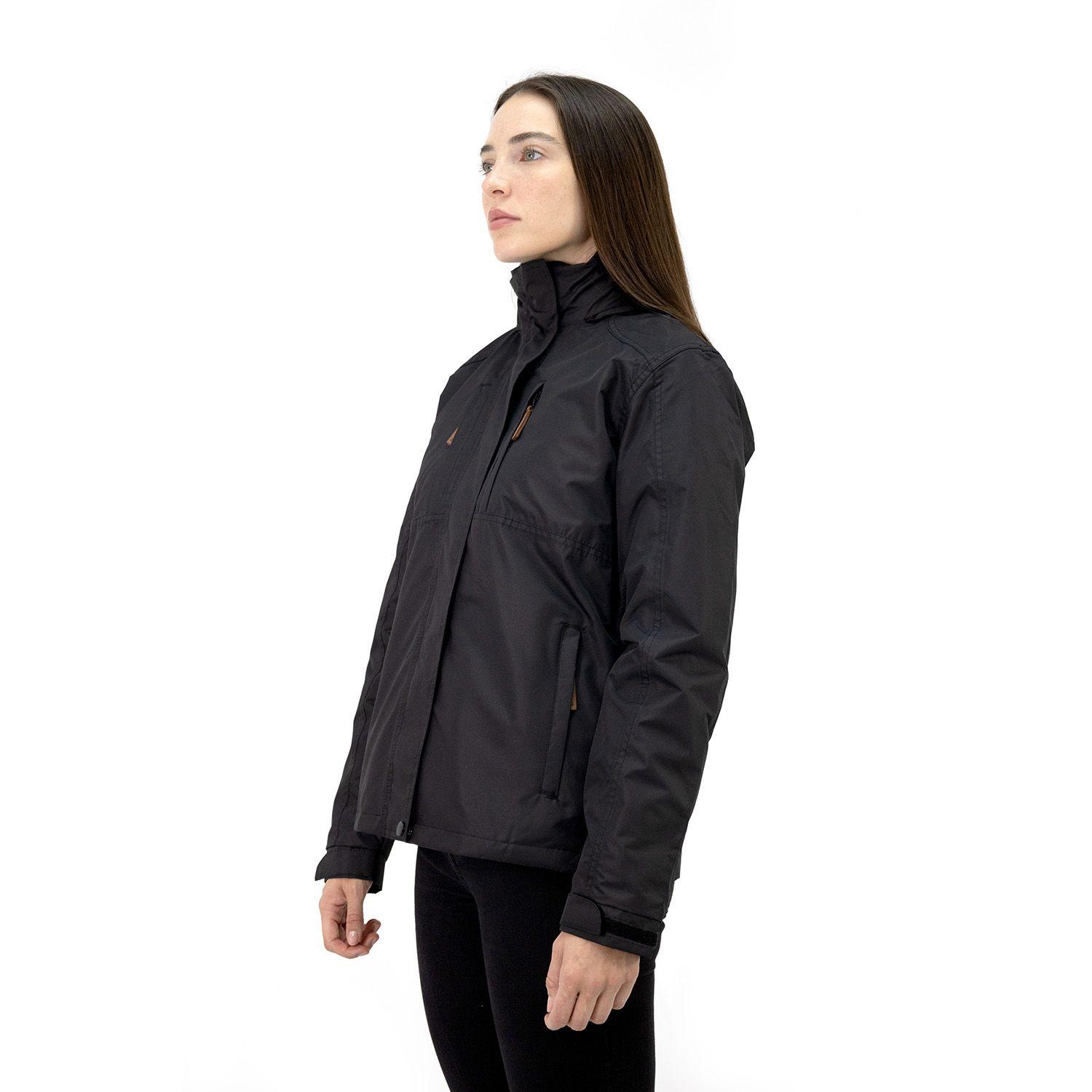 Parka Quebec 3 En 1 Ottawa Negro Mujer-2