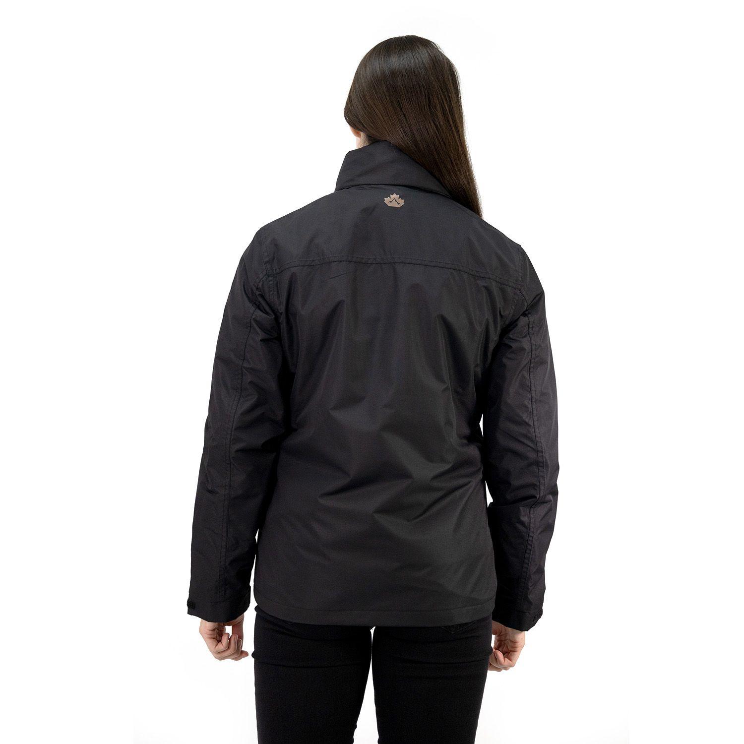 Parka Quebec 3 En 1 Ottawa Negro Mujer-3
