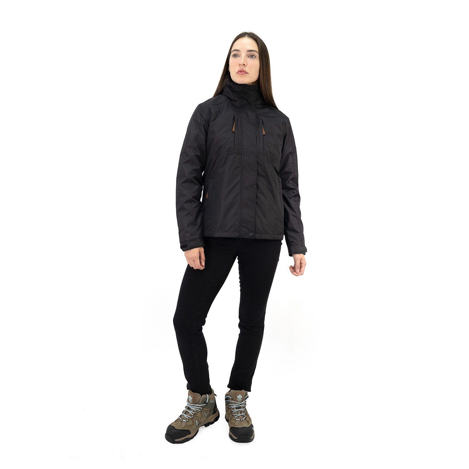 Parka Quebec 3 En 1 Ottawa Negro Mujer-4