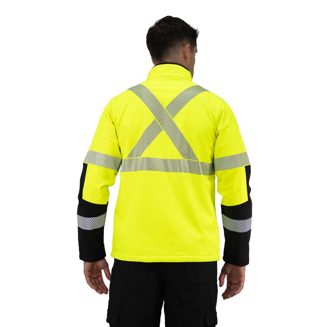Chaqueta Softshell HW Oklan Amarillo Fluor-3