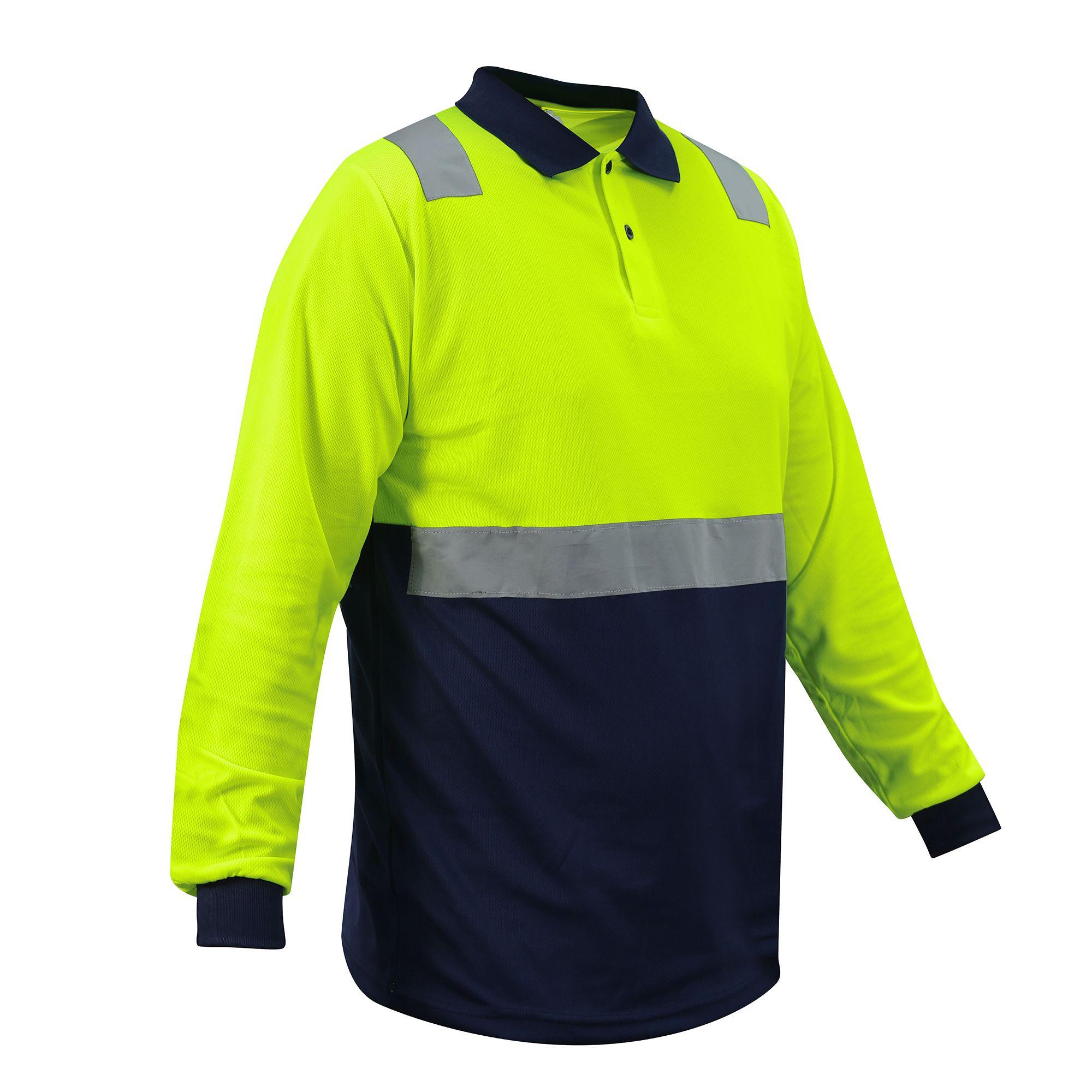 Polera Reflectiva Alaska Logistic Manga Larga-2