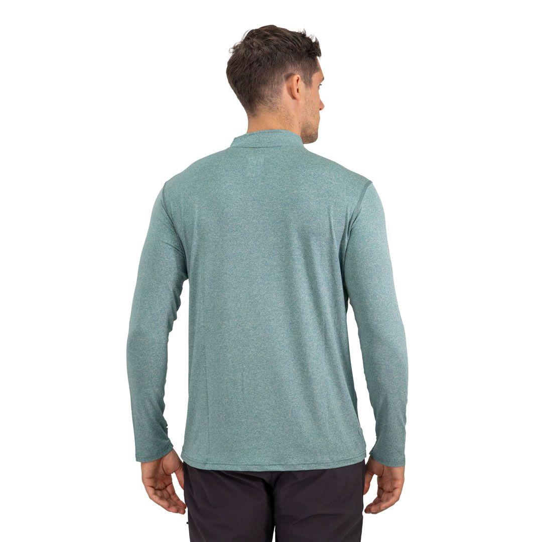 Polera Dry Fit HW SPX Manga Larga Hombre Dark Green-4