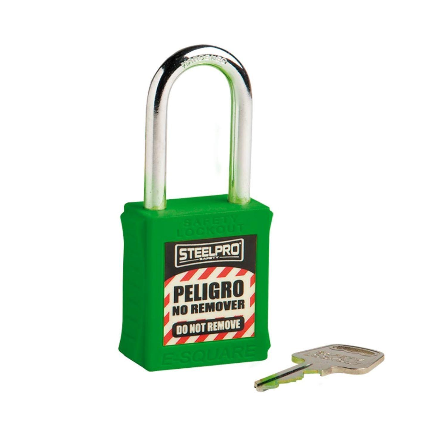 Candado Steelpro X10 Long Verde-0