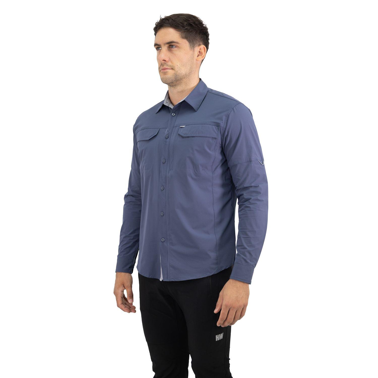 Camisa Hw Antakari Spandex Azul-2