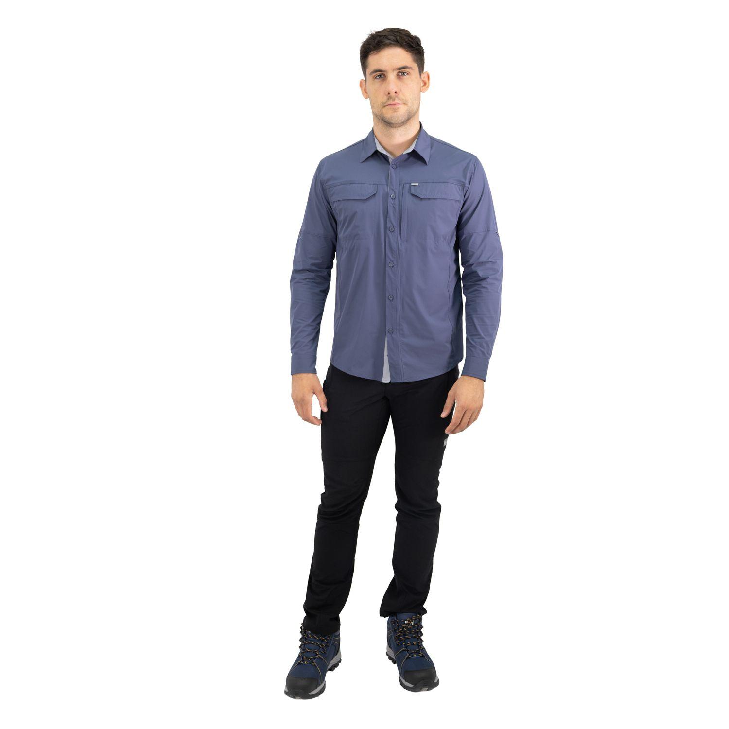 Camisa Hw Antakari Spandex Azul-4
