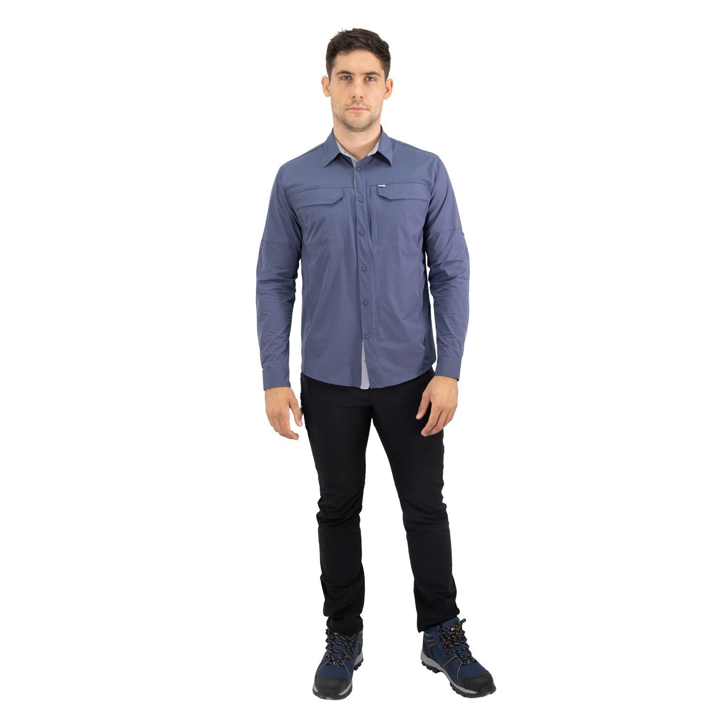 Camisa Hw Antakari Spandex Azul-5