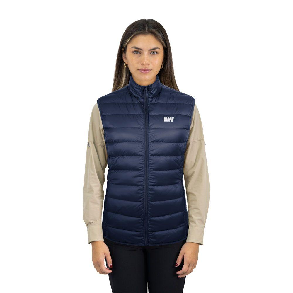 Parka Pluma HW Pullay Pro Mujer Sin Manga Blue-0