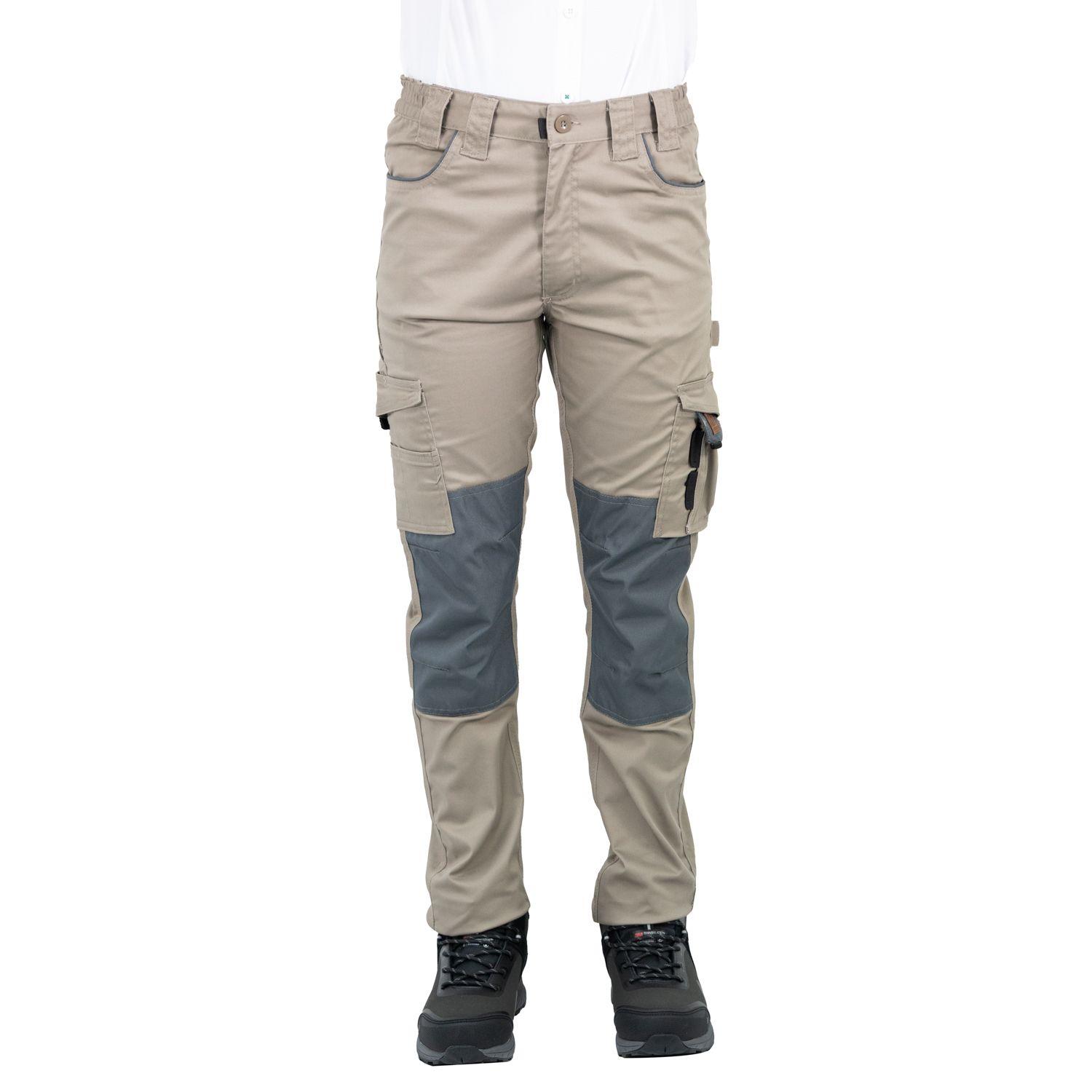 Pantalón Cargo HW Dakota Spandex Cafe Mujer-0
