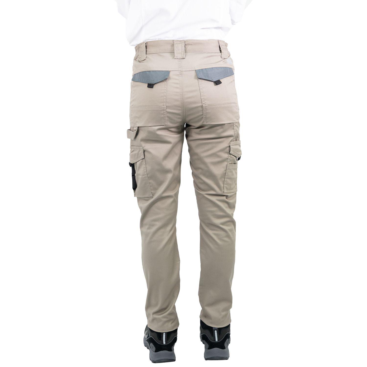 Pantalón Cargo HW Dakota Spandex Cafe Mujer-3