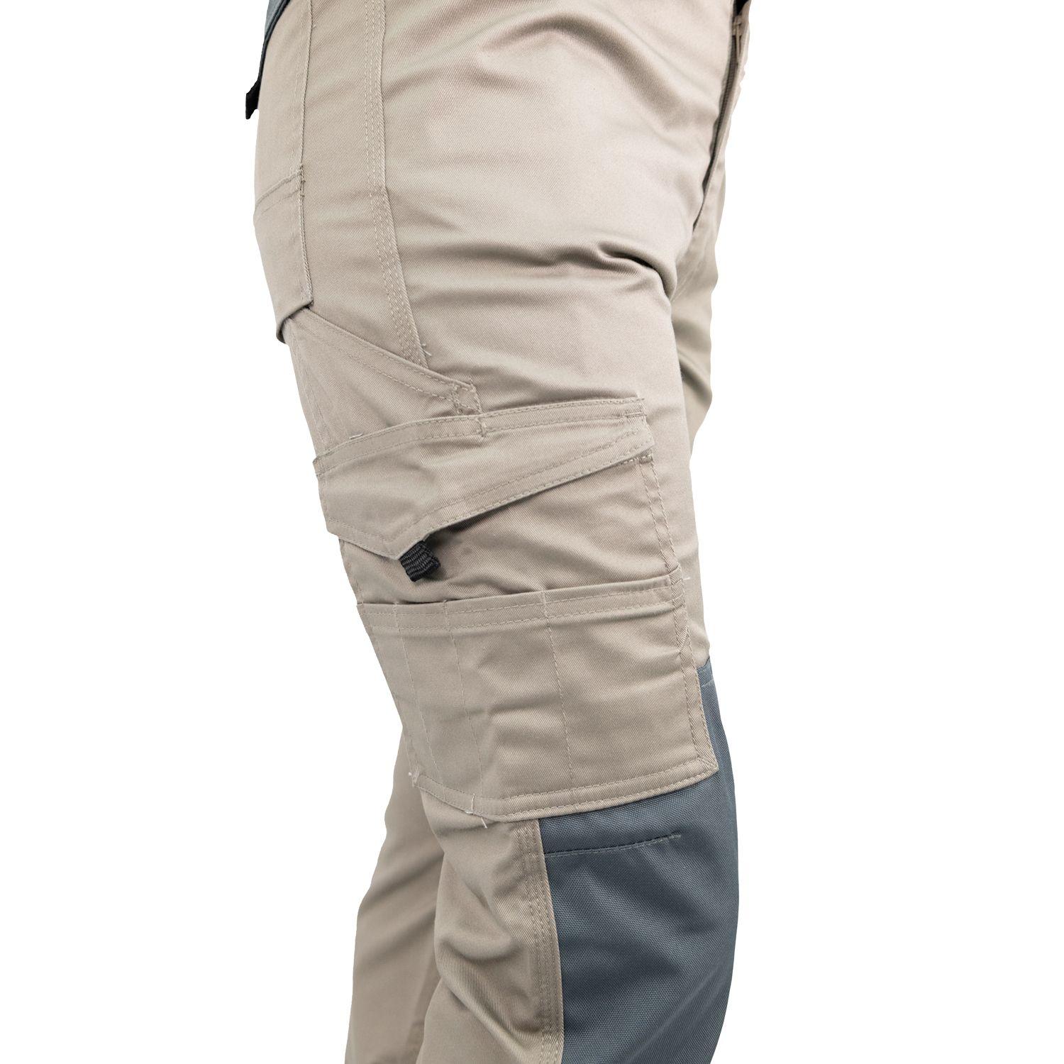 Pantalón Cargo HW Dakota Spandex Cafe Mujer-5