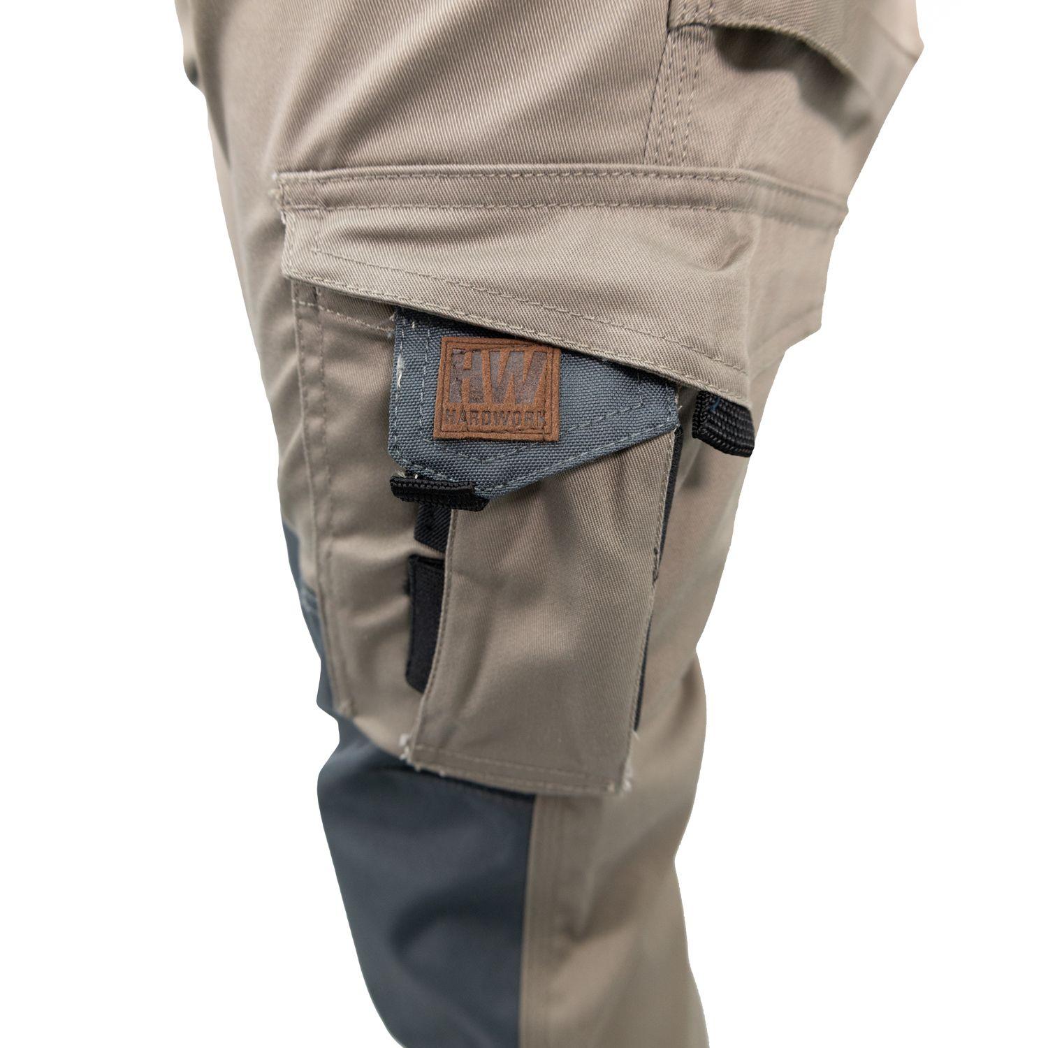 Pantalón Cargo HW Dakota Spandex Cafe Mujer-7