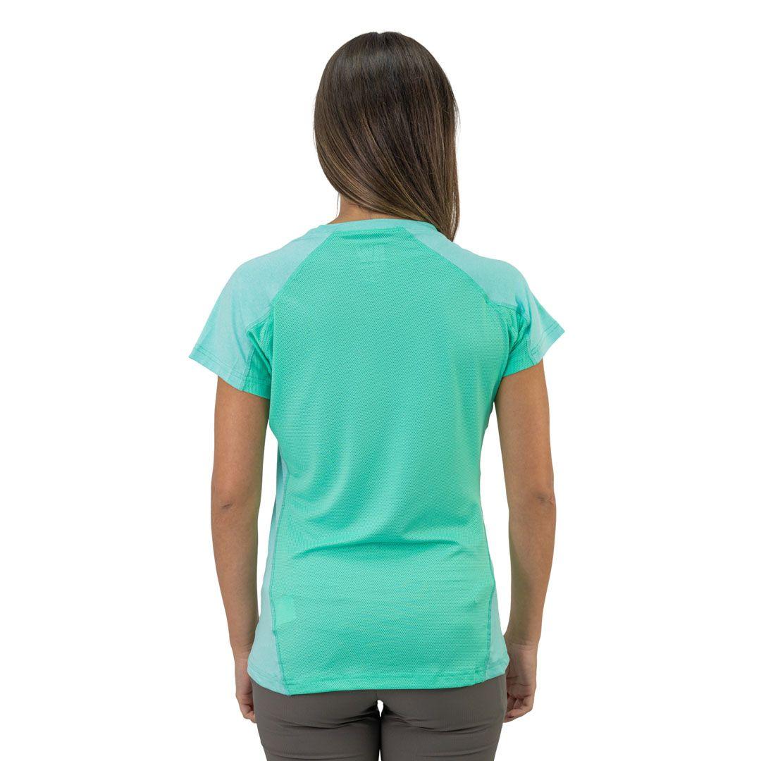 Polera Dry Fit Hw Spx Manga Corta Mujer Aqua-3