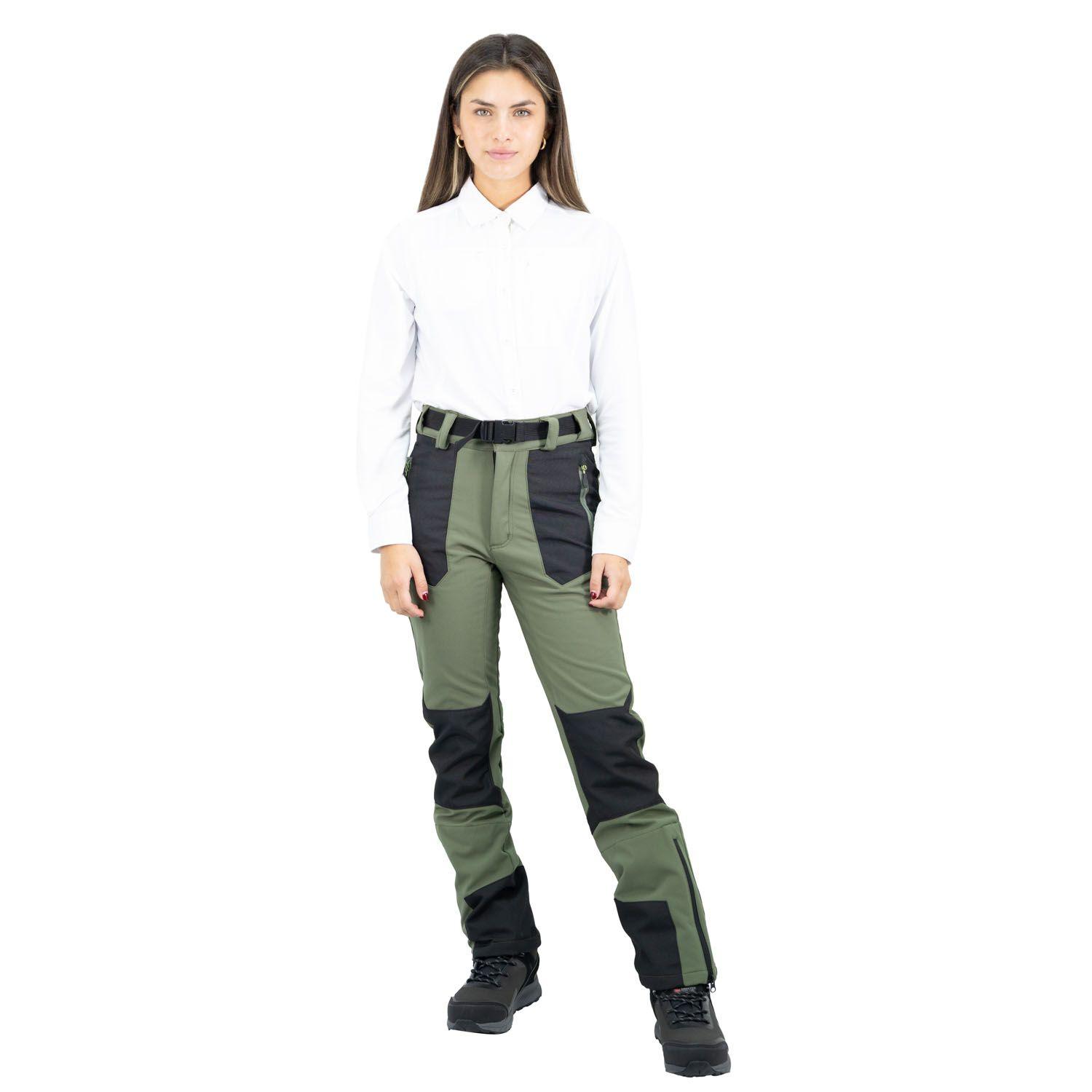 Pantalón Térmico HW Wolverine Mujer Verde Oliva-4