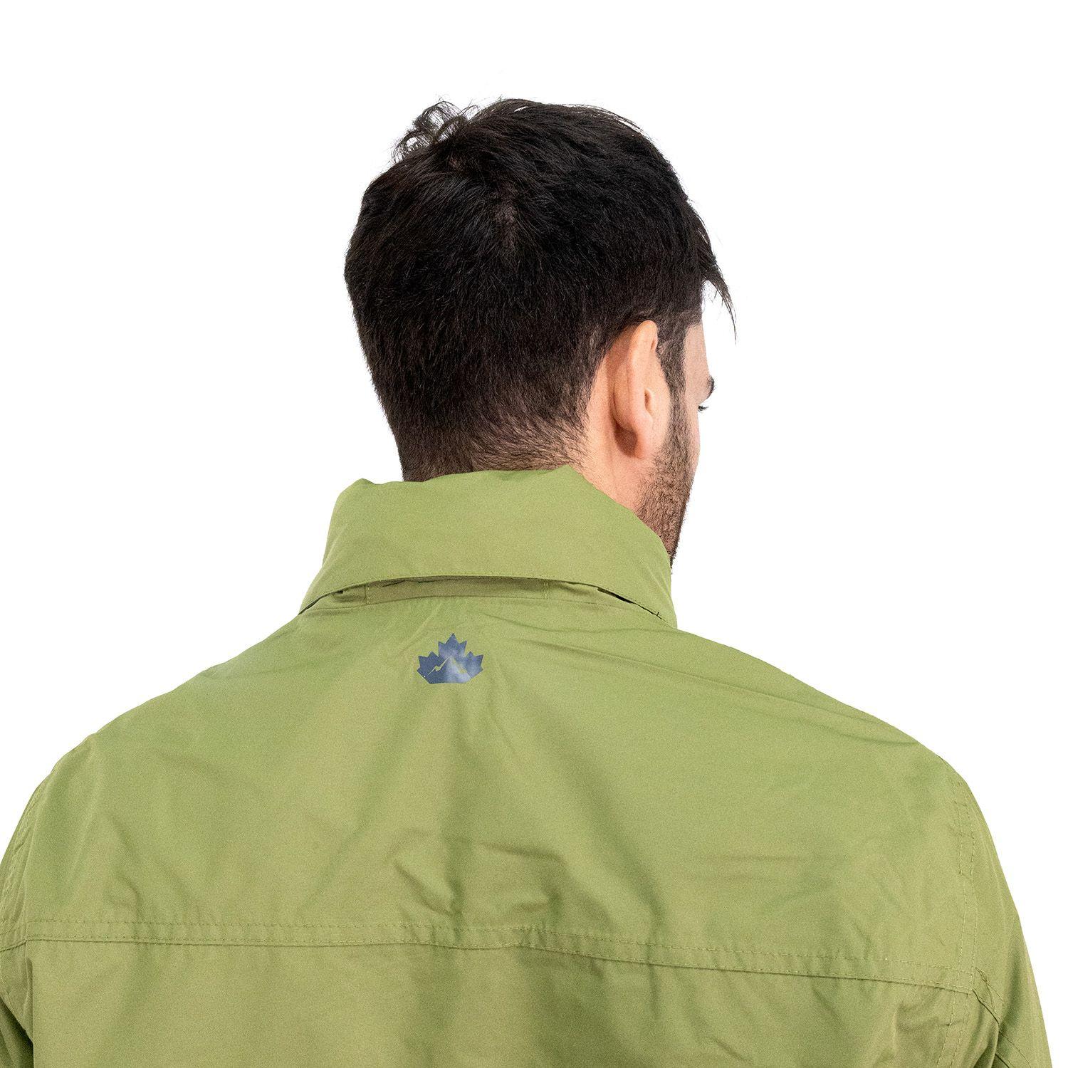 Parka Desmontable Quebec Ottawa 3 en 1 Verde Oliva-5