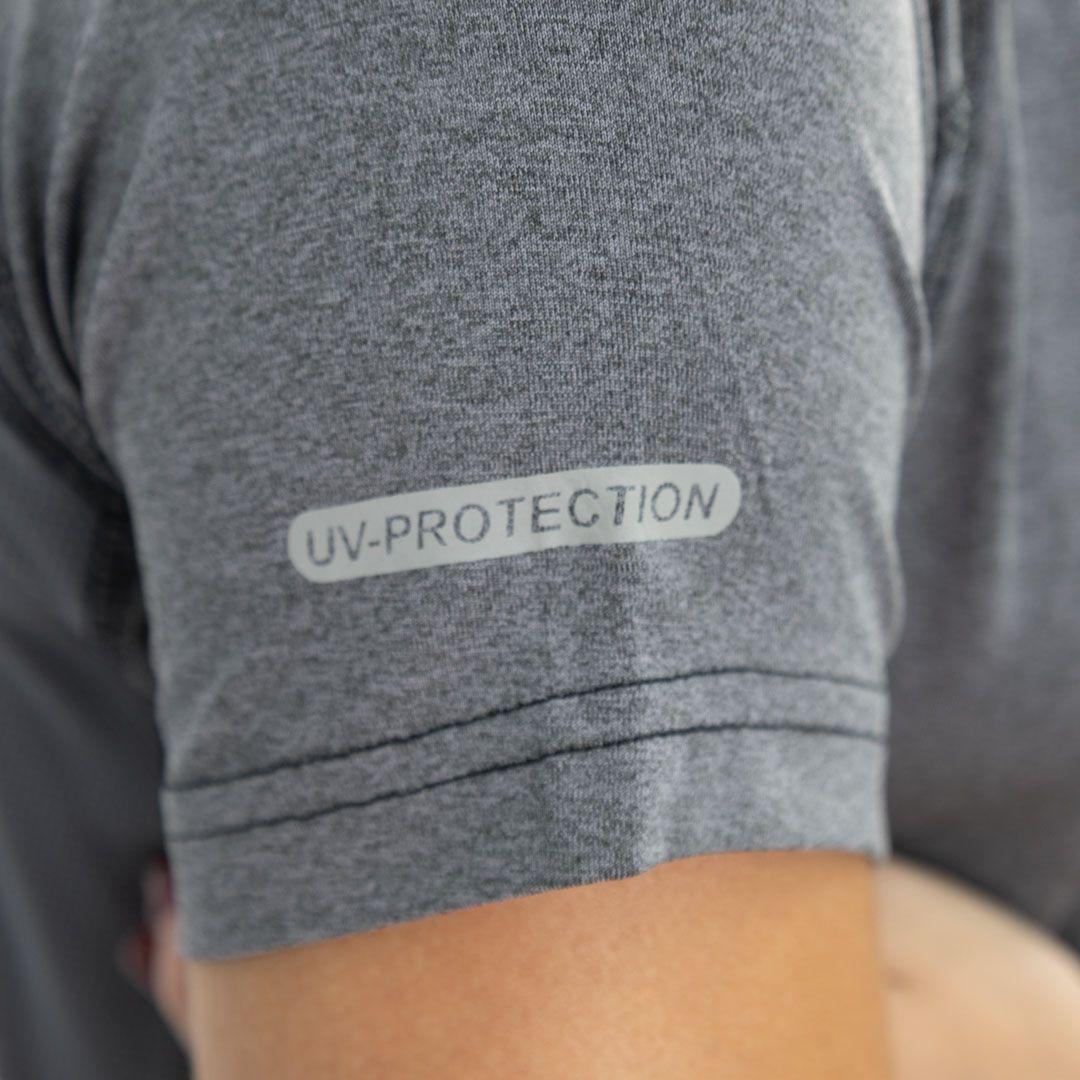 Polera Dry Fit Hw Spx Manga Corta Mujer Carbon Grey-4