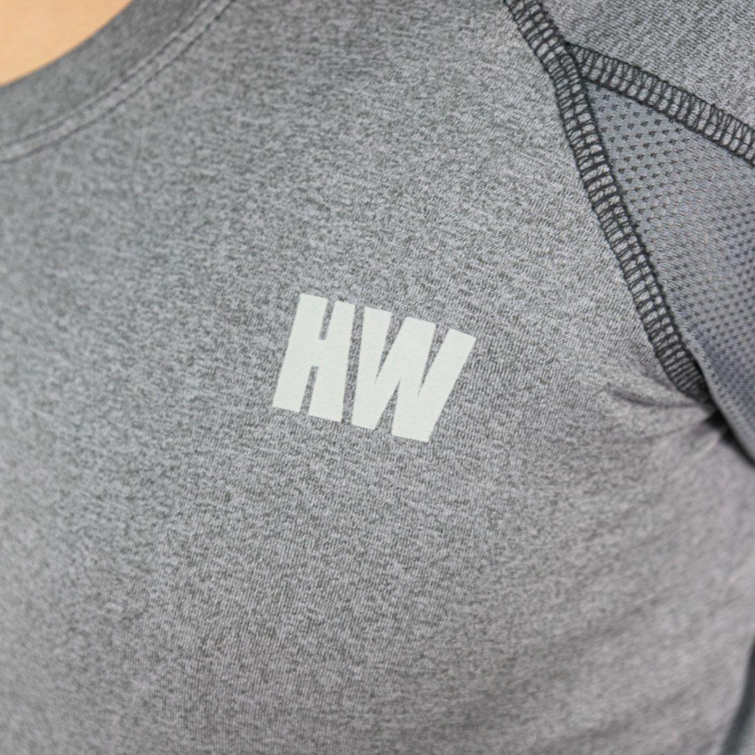 Polera Dry Fit Hw Spx Manga Corta Mujer Carbon Grey-5