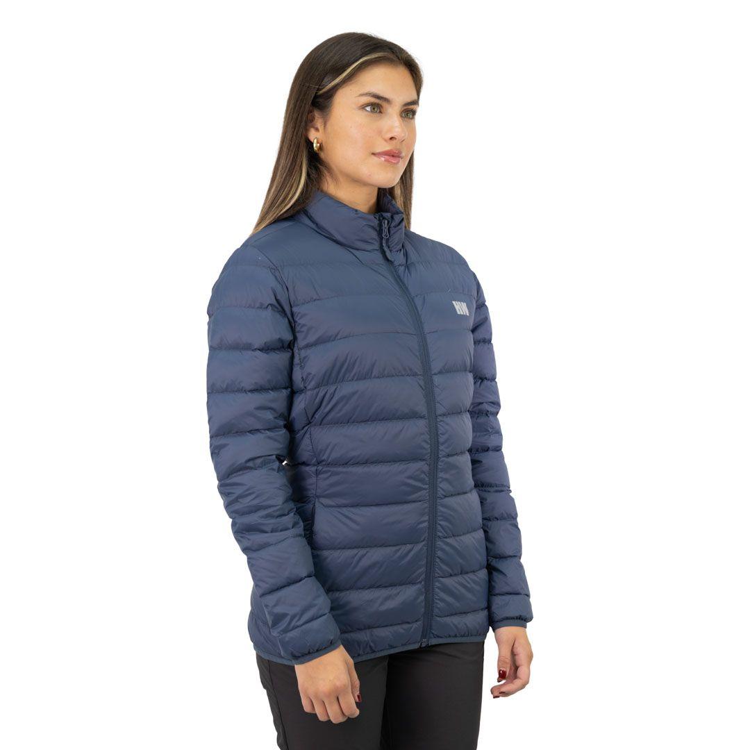 Parka Pluma Pullay PRO Mujer Azul-1