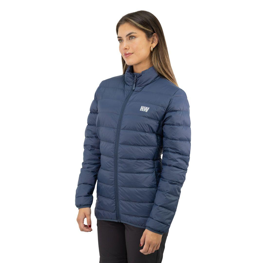 Parka Pluma Pullay PRO Mujer Azul-2
